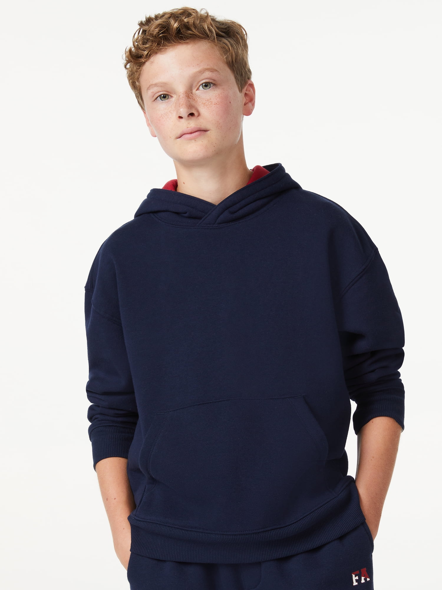 Free Assembly Boys Graphic Print Hoodie, Sizes 4-18