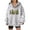 Light Gray, variant on Christmas Tree Hoodies for Women 2025 Long Sleeve V Neck Holiday Graphic Hooded Sweatshirt Pullover Tops