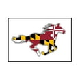 thumbnail image 1 of Maryland - Horse Shaped Flag - Lantern Press Artwork (18x12 Framed Gallery Wrapped Stretched Canvas), 1 of 1