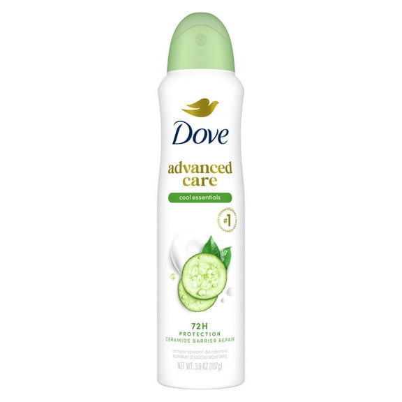 Dove Advanced Care Antiperspirant Deodorant Dry Spray Cool Essentials 3.8 oz