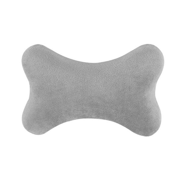 Almohada para el cuello del coche, suave y universal, cómoda y ergonómica. Gris