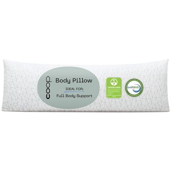 Almohada corporal Coop Home Goods Original, ajustable, 20 x 54 cm