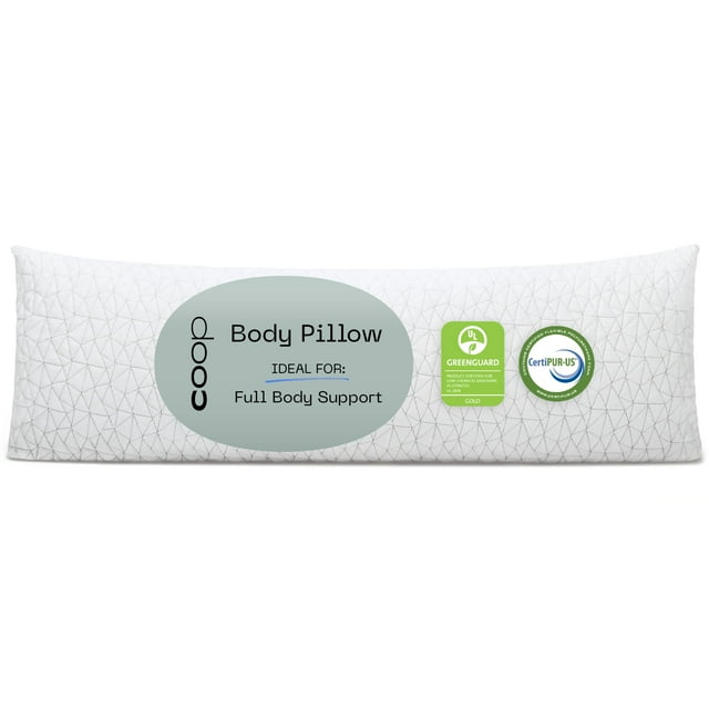 Almohada corporal Coop Home Goods Original, ajustable, 20 x 54 cm