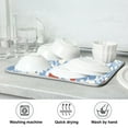 thumbnail image 6 of Iauyy Dish Drying Mat for Kitchen Counter, Super Absorbent & Hanging 16x18 / 18x24 Inch (S/M) Detailed Elements, 6 of 8