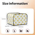 thumbnail image 5 of Fotbe Yellow Rubber Duck for Four Slice Toaster Cover, Fingerprint Protector, Super Soft Appliance Cover And Dust Cover,Bread Dust Cover & Fingerprint Protection, 5 of 7