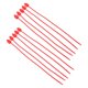 thumbnail image 4 of 10 unids Cable Pastillas de cremallera Autobloqueo Lazo Envuelve Silicona Gestión Correas correas correas, 4 of 7