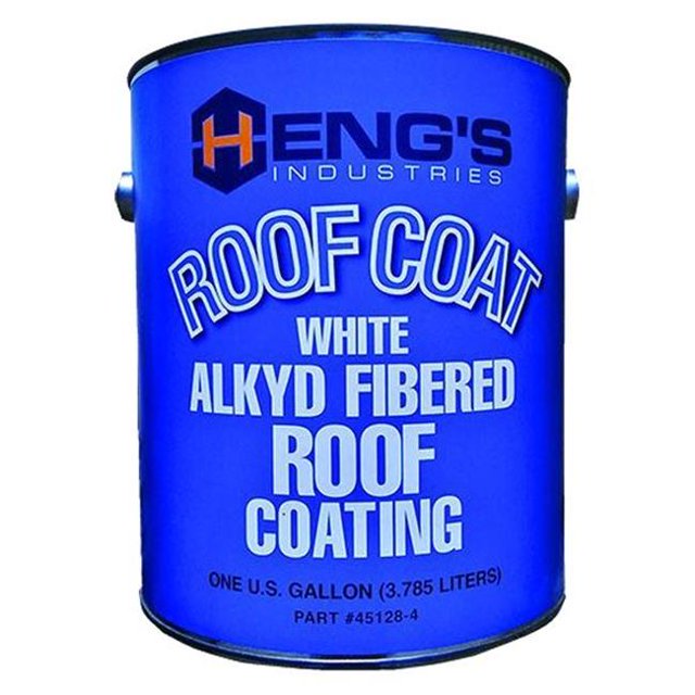 Hengs 1 qt. Émail Alkyde d'Uréthanne Blanc Semi-Lustré