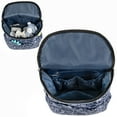 thumbnail image 5 of Baby Essentials 2 Piece Baby Diaper Backpack with Stroller Straps and Matching Changing Pad in Navy Blue Floral, 5 of 10