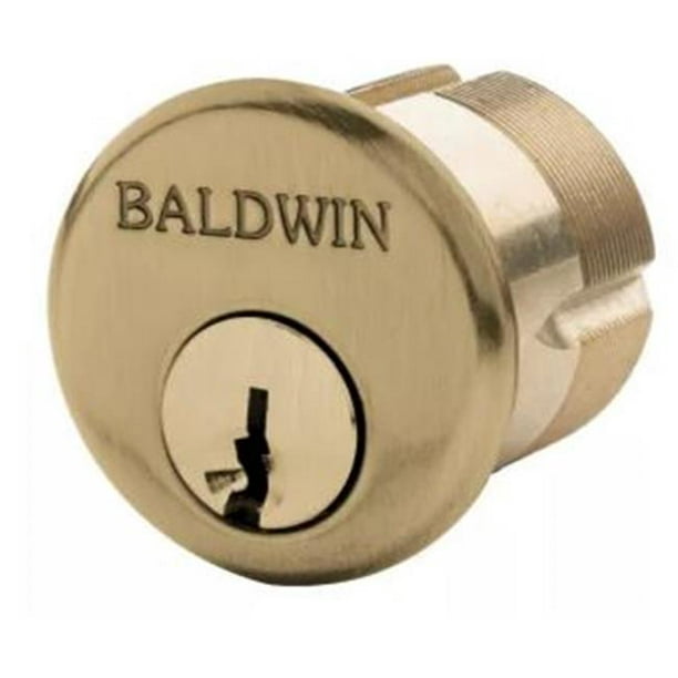 Baldwin 8326033 1.625 in. Cylindre de Mortaise&44; Laiton Vintage