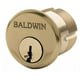 Baldwin 8326033 1.625 in. Cylindre de Mortaise&44; Laiton Vintage – image 1 sur 1