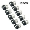 thumbnail image 1 of High Performance 10Pcs Rubber Lined Hose Clamps Made Of Stainless Steel, 1 of 6