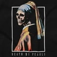 thumbnail image 2 of Girl With The Pearl Earring Skeleton Womens Slim Fit Graphic Tee Brisco Brands X, 2 of 5