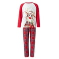 thumbnail image 2 of Fiomva Matching Family Pajamas Sets, Christmas Soft PJ's Cute Printed Top Xmas Sleepwear, 2 of 10