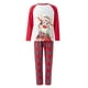 thumbnail image 2 of Conjunto de pijama navideño familiar a juego Fiomva, pijama navideño con estampado de renos a cuadros, ropa de dormir para mujeres, hombres y niños, 2 of 8