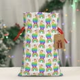 thumbnail image 5 of Naloa Rainbow Llama Drawstring Christmas Bags, 3D Xmas Gift Bags, Christmas Wrapping Bags, Xmas Goodie Bags, Treat Pouch Bags, Party Favor Bags-Small, 5 of 9