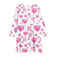 thumbnail image 4 of NAISIBABY Girls Dresses with Long Sleeve, Flowy Hearts Graphic Crewneck Fashion Dance Skater Dresses White 11T, 4 of 5