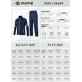 thumbnail image 2 of MoFiz Men's Tracksuits Set Long Sleeve Full Zip Running Sports Sweatsuit 2-Piece M-3XL, 2 of 7