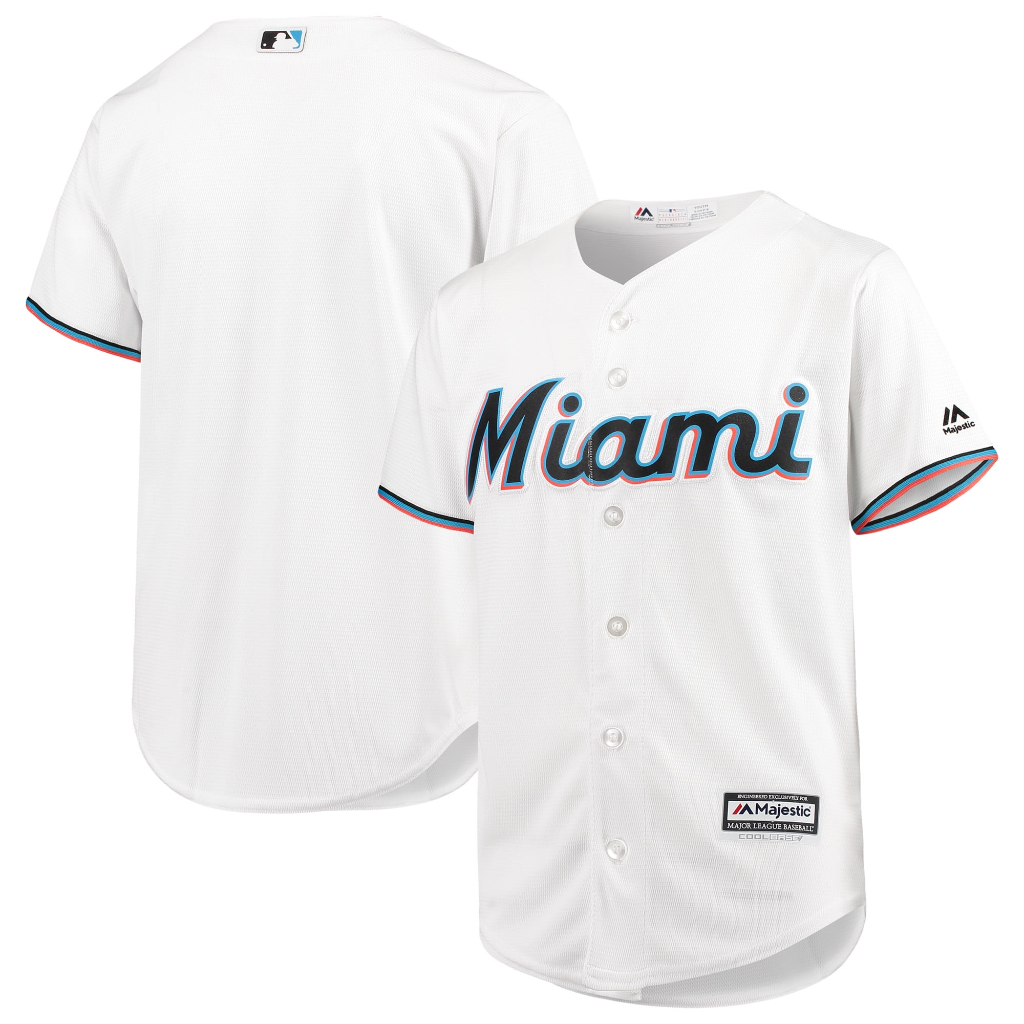 Miami Marlins Majestic Youth Official 