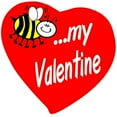 thumbnail image 3 of CafePress - Bee My Valentine Pajamas - Women's Dark Pajamas, 3 of 4