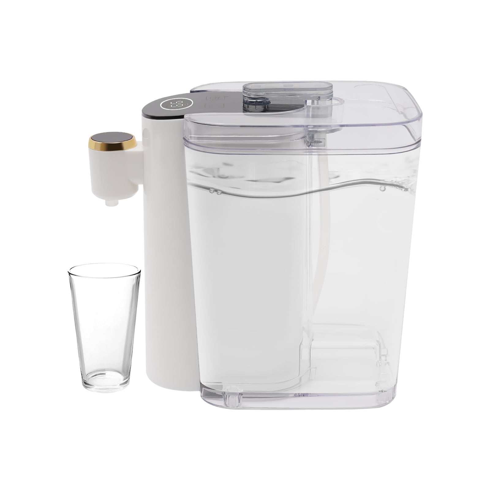 Miumaeov 1200ml Instant Hot Water Dispenser Countertop Top Loading Small Bottled Water Cooler Dispenser