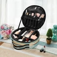 thumbnail image 6 of BZSMCE Makeup Bag Large Travel Cosmetic Bag with Adjustable Dividers Fashion Blissful Blossom Catnap Printed, 6 of 7