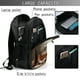 thumbnail image 4 of Balery Haystack Meditating Cat Mochila con carga USB para hombre y mujer - Mochila impermeable y antirrobo para laptop con puerto USB para viajes, trabajo, 4 of 7