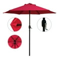 thumbnail image 4 of Maypex Outdoor Patio Umbrella, 7.5 Ft, Red, Weather Resistant, Steel Frame, Crank No Tilt, 4 of 4