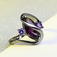 thumbnail image 7 of Apmemiss Mothers Day Gifts for Mom Clearance Sales Vintage Purple Zircon Crystal Color Women's Wedding Engagement Jewelry Closeouts Clearance, 7 of 7