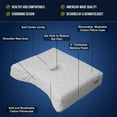 thumbnail image 2 of SleepEasy Memory Foam CNH Pillow with Ear Hole for Side Sleepers, Ergonomic Pressure and Pain Relief Sleep Support with Breathable Cotton Pillowcase, Made in The USA, 2 of 5