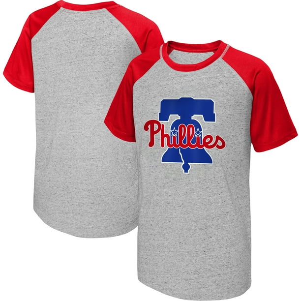 Youth MLB Productions Heather Gray and Red St. Louis Cardinals MBSG T-Shirt