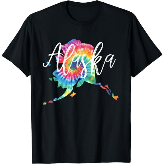 Alaska Tie Dye T-Shirt mens t shirt，black，women，funny，misfits，men，journey