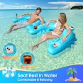 thumbnail image 2 of Silla flotante para piscina FlyFreeU con luces solares para adultos, 2 of 7