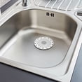thumbnail image 6 of 5 Inch Soft Dense Mesh Drain Catcher Quick-Rinse Washable Drain Filter High-Traffic Bathroom Drain Catcher Flexible Edge Anti-Slip Drain Strainer Floor Drain Protector Tool-Free Install Drain Screen, 6 of 6
