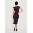 thumbnail image 3 of Women's Textured Knit Sleeveless Side Cut Out Dress, 3 of 3