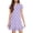 #A02-Light Purple, variant on Abcomgle Girls Summer Dress Size 14-16 Casual A-Line Short Sleeve Midi Dress Polka Dot Loose Ruffle Hem Swing Sundresses with Pockets for 4-14t Kids