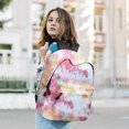 thumbnail image 2 of Mochila escolar teñida con corbata, mochila preescolar, bolsa de viaje de alta capacidad con bolsa de lápices para niños y niñas, ligera Wmkox8yii jkg5190, 2 of 7