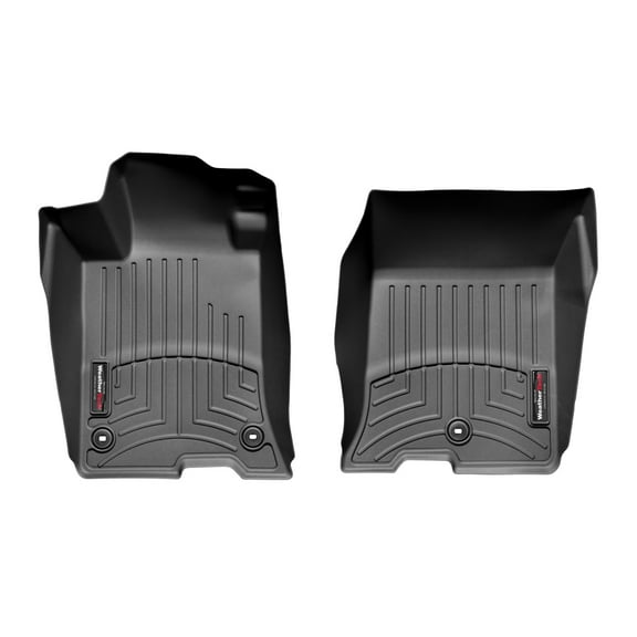WeatherTech Custom Fit FloorLiners compatible with 2015-2020 Acura TLX - 1st Row (Driver & Passenger), Black