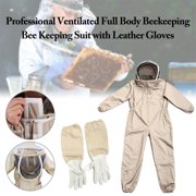 Bee Suit, Bee Suits for Men Sting Proof, Bee Keeper Suit for Men, Beekeeper Combination Beekeeping Suit with Gloves, Professional Beekeeper Combination for Body Anti Worm Equipment