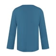 thumbnail image 5 of DPTALR Blouse Boutonnée Décontractée pour Femmes, T-shirt Uni, 5 of 5