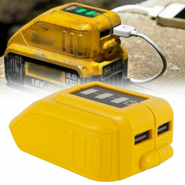 AMERTEER USB Rechargeable Battery Adapter Charging Converter ABS+ Fireproof Material Power Converter Portable Power Charger