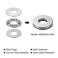 thumbnail image 4 of Uxcell AXK0819 Thrust Needle Roller Bearings 8x19x2mm Chrome Steel with AS0819 Washers 20 Pack, 4 of 6