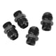 thumbnail image 1 of 4 Piezas de Aleación de aluminio Orb Macho Montaje 1500psi o anillo Adaptador de Llamarada para Bomba de combustible Enfriador de Aceite, 1 of 7