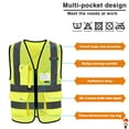 thumbnail image 3 of Chaleco de seguridad A-SAFETY 4XL-5XL amarillo Hi Vis 7 bolsillos, 3 of 8