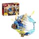 thumbnail image 4 of Bloques de construcción de motocicletas y coches con diseño de dragón ninja, minifiguras compatibles, kit de ladrillos, modelo de película clásica, juguetes para niños, 4 of 4
