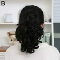 thumbnail image 3 of Rambut Palsu Ekor Kuda, Rambut Simulasi Super Kerinting, Aksesori Perempuan, Gaya Bunga Pendek Besar, Rambut Kerinting, 3 of 3