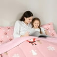 thumbnail image 4 of Castle Fairy Santa Claus 7pcs Bedding Comforter Set for Children,Festival Xmas Queen Bedding Sets Super Cozy,Christmas Snowflakes Queen Sheet Sets,Super Cozy Room Decor, 4 of 7