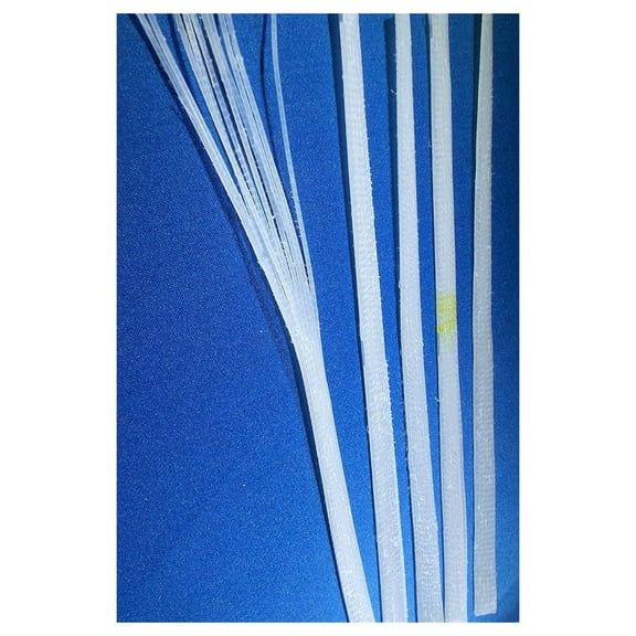 Glue Strips for Book Binding - 50pcs 1/16" Thermal Glue Strips with Mesh Backing, Book Repair, DIY Thermal Covers, 10.5" Length