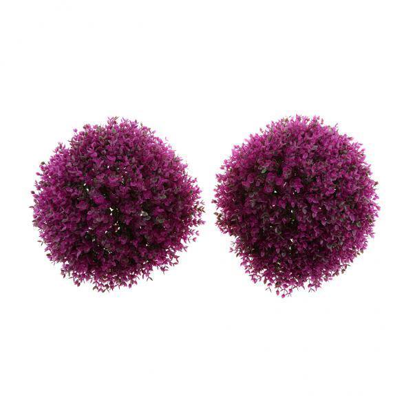 3x Flores Artificiales, Plantas Artificiales Verdor Eucalipto Flores Falsas Plantas Falsas Resistentes a Los UV Al Aire Libre para El Hogar Baoblaze Bola de topiario artificial