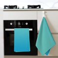 thumbnail image 4 of Zufioo Teal Turquoise Waffle Weave Kitchen Towels,Kitchen Essentials Wash cloths,Dish Towels for Kitchen,Quick Drying Dirt Resistant Hand Dish Cloths, 4 of 7