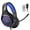 Blue, variant on Gaming Headset with Noise Cancelling Microphone LED Light for Computer Corded Over Ear